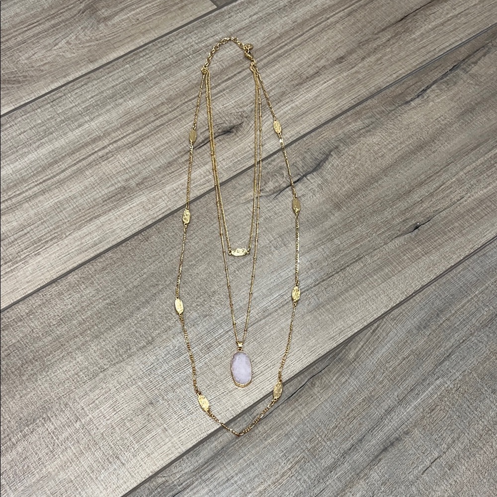 Talbots Gold Layered Necklace